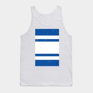 Tranmere Varsity Retro Away Blue & White Design Tank Top